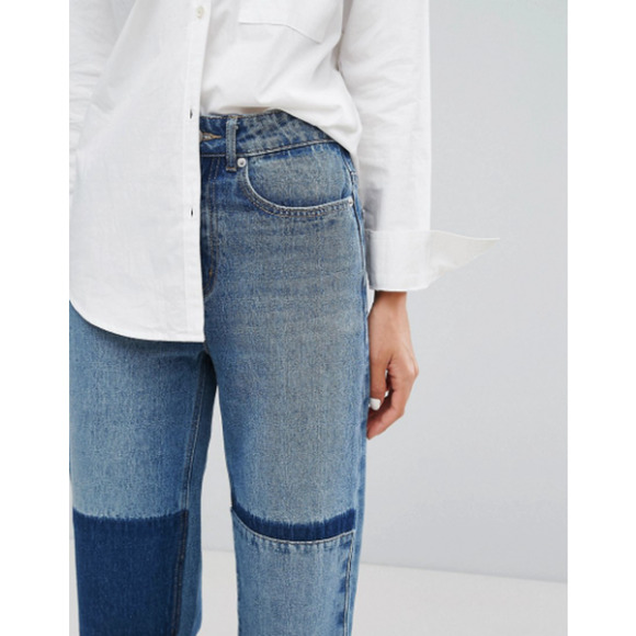 Current Air Patchwork High Rise Mom Jeans - Picture 2 of 16